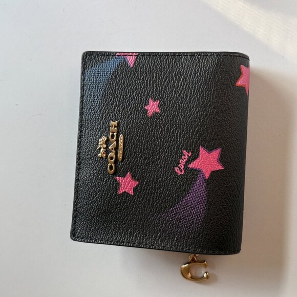 COACH // Snap Wallet With Disco Star Print - Picture 4 of 6
